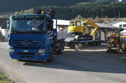 Actros con rimorchio