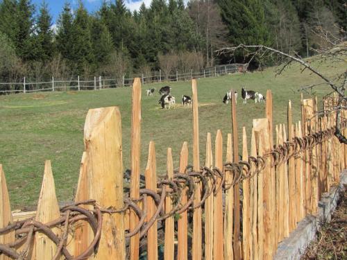 Particolare recinzione in legno