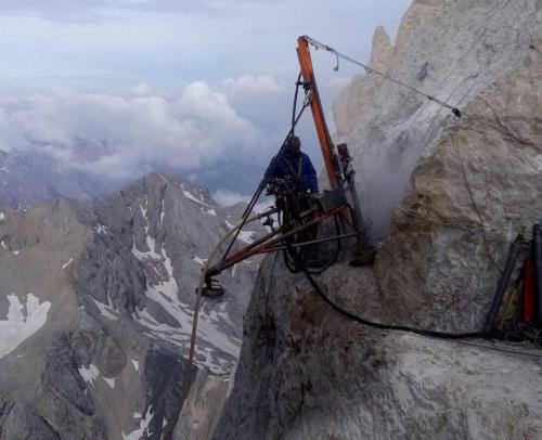 Perforatrice Marini in Marmolada